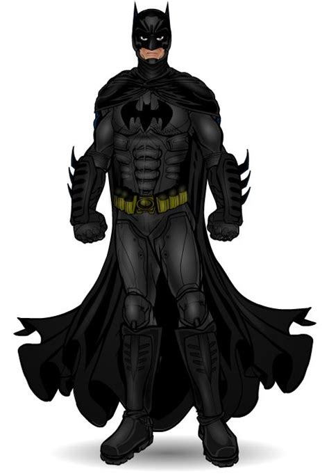 The Dark Knight From Batman Drawn In Adobe And Photoshopped To Look