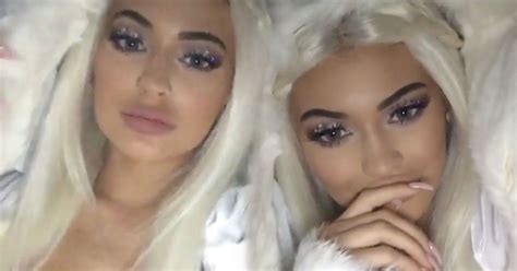 Kylie Jenner Turns Hair White As She Dresses Up As Sexy Eskimo For