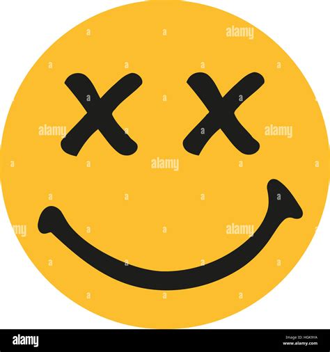 Smiley Face Crossed Eyes Hi Res Stock Photography And Images Alamy