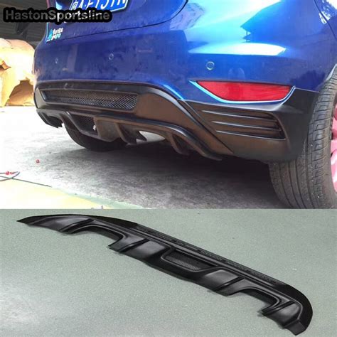 For Ford Fiesta Mk7 Abs Rear Trunk Diffuser Boky Kit 2008 2009 2010