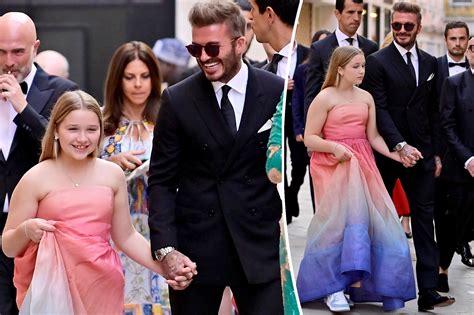 David, Victoria Beckham's daughter Harper looks all grown up