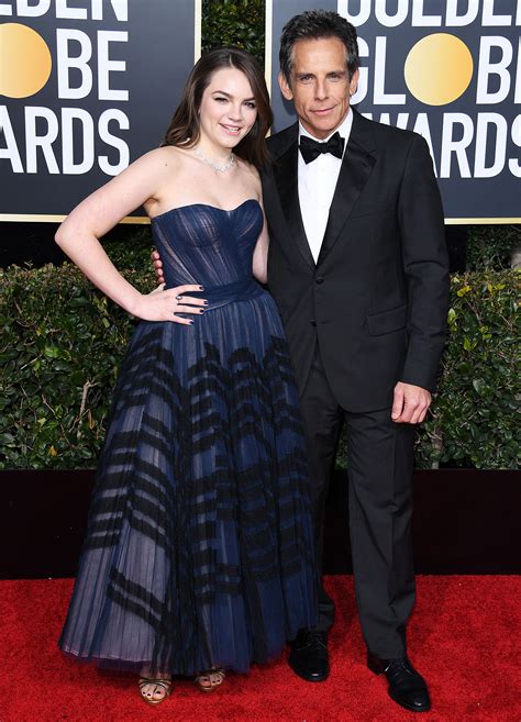 Ben Stiller Brings Daughter Ella To Golden Globes 2019