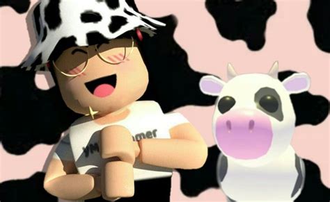 Pink Cow Roblox Gfx