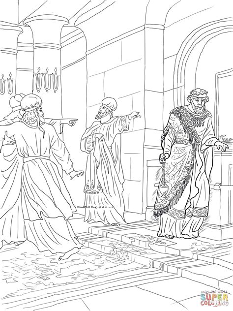 King Uzziah Disobeyed The Lord Coloring Page Bible Coloring Pages