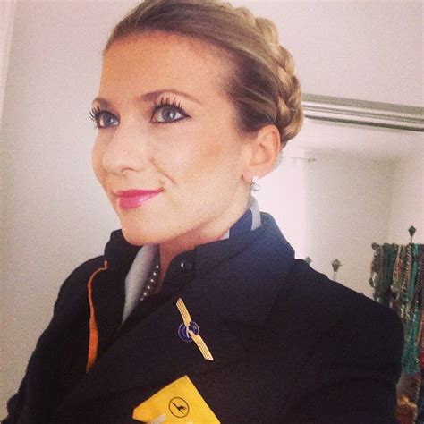 To become a flight attendant you will have to go through a fairly rigorous training. Today's hair & makeup ️ #lufthansa #lufthansacrew # ...