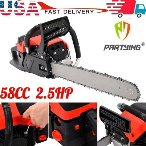 Craftsman 18 Gas Chainsaw 380190 With Carry Case Ebay
