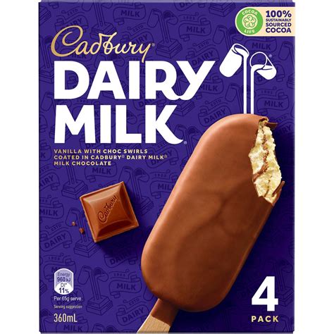 Cadbury Dairy Milk Vanilla Sticks Pack Woolworths