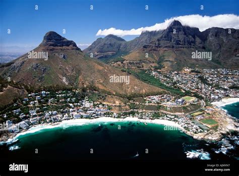 An Aerial View Of The Atlantic Seaboard Of The City Of Cape Town