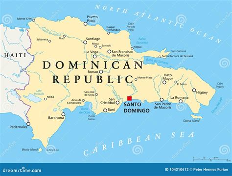Map For Dominican Republic Cities And Towns Map