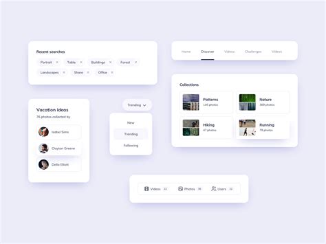 Ui Components Design By Ildiko Gaspar On Dribbble