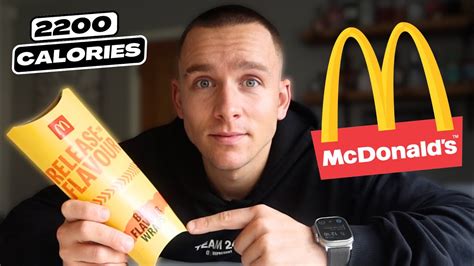 Full Day Of Eating Mcdonalds For Fat Loss 2200 Calories Can It Be Done Youtube