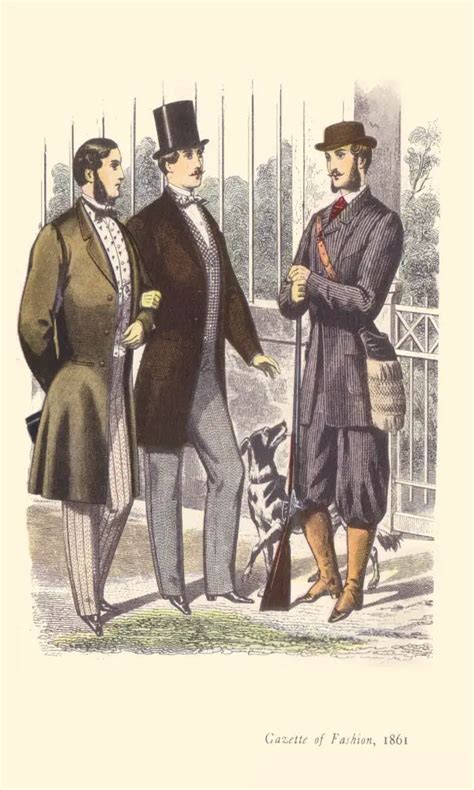 Victorian Era Mens Fashion Facts Corsets Pants Vests