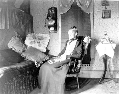 Florida Memory Grandma Maxon In Her Rocking Chair In The Sitting Room