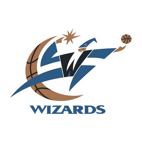 Dark wizard holding thunderbolt sports gaming logo mascot. Washington Wizards - Logos Download