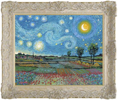 Starry Night With New Day Dawning By John Myatt