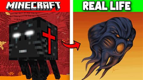 Minecraft Mobs In Real Life Youtube