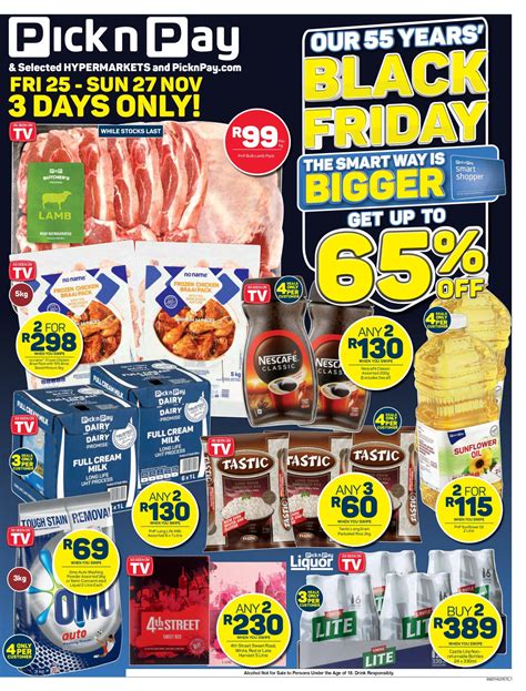 Pick N Pay Black Friday Specials 2023