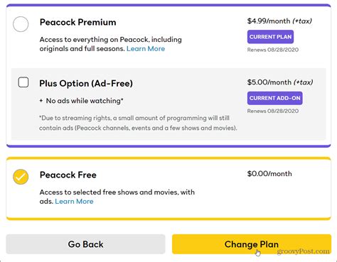 Peacock streaming service has premium plans. How to Cancel Your Peacock Subscription and Move to Free Tier