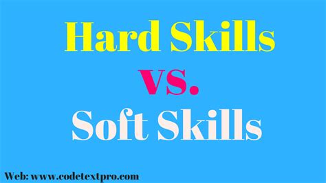 Hard Skills Vs Soft Skills Difference And Importance CodeTextPro