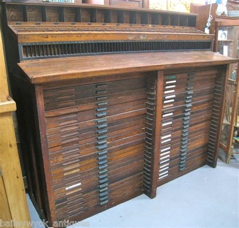 Hamilton wooden type cabinet and cases manufactured by hamilton cabinet company, two rivers, wisconsin. Hamilton 48 Drawer Printers Type Cabinet | eBay ...