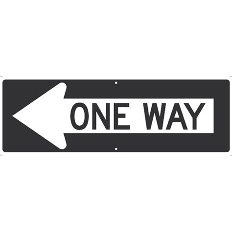 One Way Arrow Left Sign Tm508j