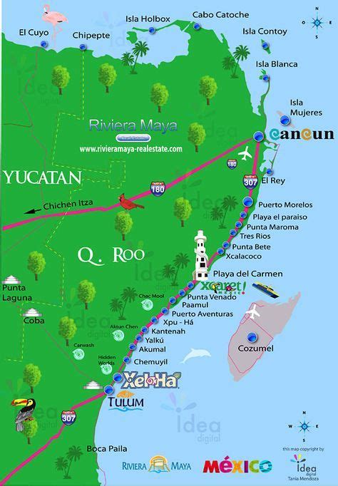 Riviera Maya All Inclusive Hotels Mapa De Cancún Viajes Y Turismo