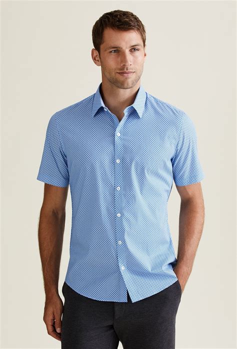 men s light blue preppy short sleeve button down shirt zachary prell official new dress code