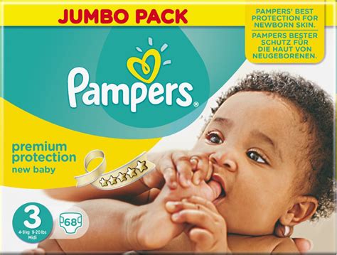 Pampers New Baby Jumbo Pack No 3 4 9kg 68τμχ Skroutzgr