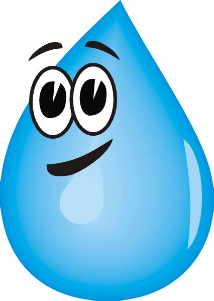 Cartoon Water Drop I15png Clipart Best Clipart Best