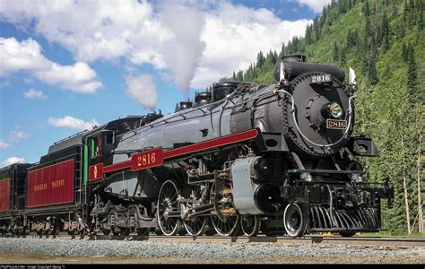 2816 Canadian Pacific Railway Steam 4 6 4 At Glacier British Columbia
