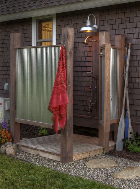 How To Build Enjoy An Outdoor Solar Shower