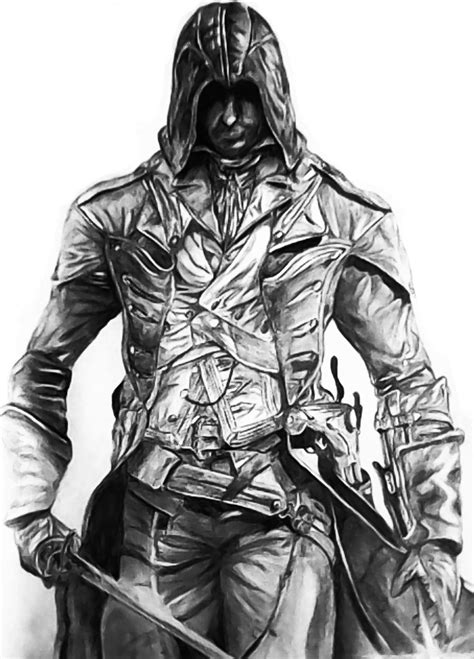 Assassins Creed Unity Arno Drawing