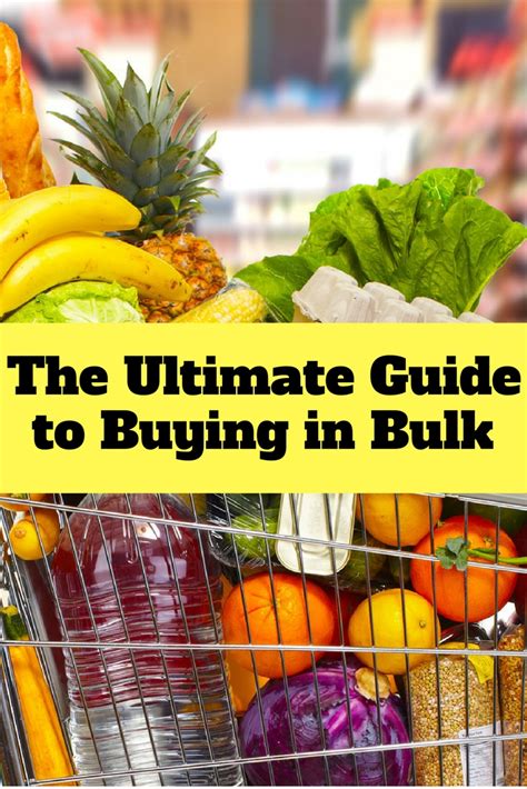 The Ultimate Guide To Buying In Bulk The Budget Diet