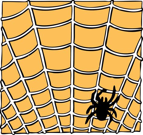 Clipart Spider On A Spider Web