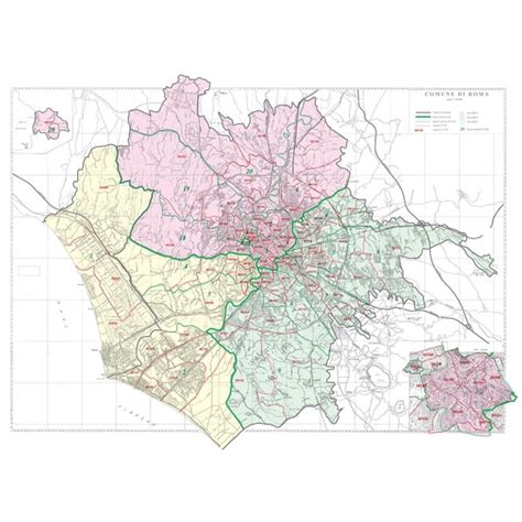 Mappa Del Comune Di Roma Stradale Visceglia Carte E Mappe Geografiche