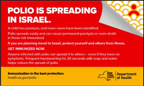 New York State Halts Polio Immunization Ad Campaign Over Antisemitism