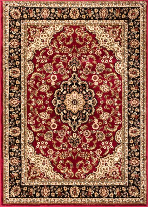 Noble Medallion Red Persian Floral Oriental Formal Traditional Area Rug
