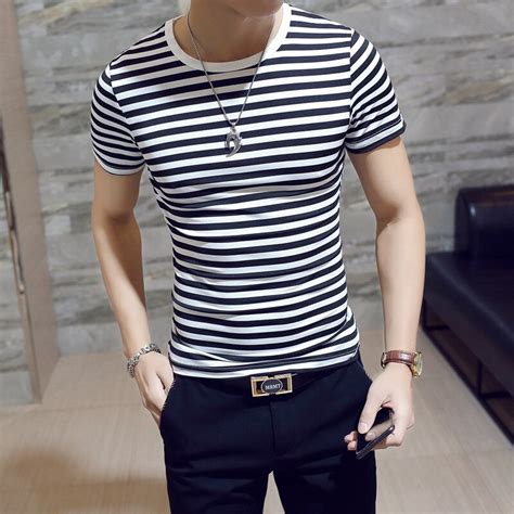 MRMT 2022 marka yeni erkek T shirt çizgili erkek T Shirt kısa kollu