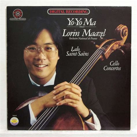 yo yo ma saint saens cello concerto no 1 op 33 lalo cello concerto inn d minor lp for