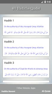 Islam Hadiths Qudsi Apps On Google Play