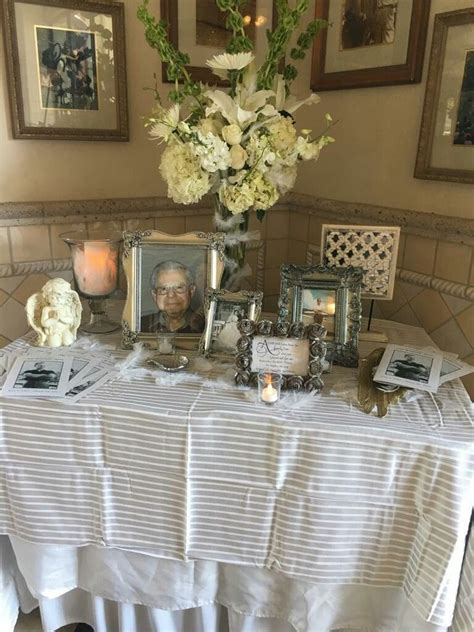 Funeral Decorations For Tables