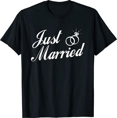 Just Married Couple T Shirt Clothing