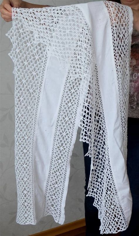 These free patterns for crochet lace edgings, trims, borders, and fringe are perfect for blankets, afghans, clothing, linens, scarves, and more. Cotton Crocheted Lace Trim, vintage lace border, antique ...