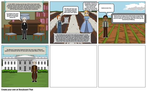 Causes Of The Civil War Storyboard Por Phoebegurl