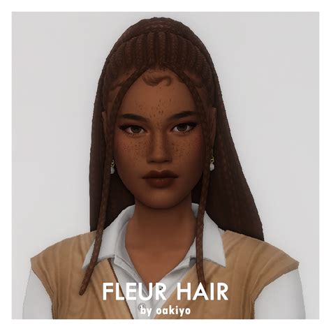 Oakiyo Fleur Hair The Sims 4 Create A Sim Curseforge