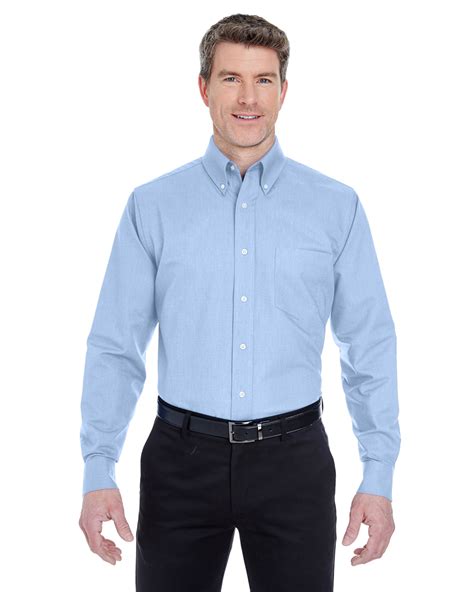 Ultra Club 8970t Mens Tall Classic Wrinkle Free Long Sleeve Oxford