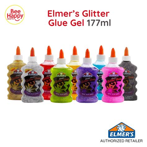 Elmers Glitter Glue Gel 177ml