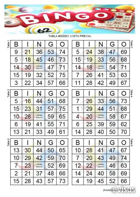 Tablas De Bingo Imprimir Bingo Cards Printable Bingo Bingo Cards
