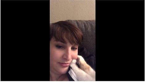 Kitten Has Strange Obsession With Owners Face