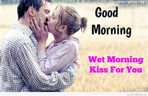 Romantic Couple Kissing Good Morning Image Good Morning Kisses Good